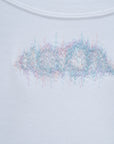 Winker Embroidery Sweat Shirt / white - Image 5