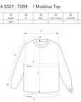 Moebius Top / grey - Size chart