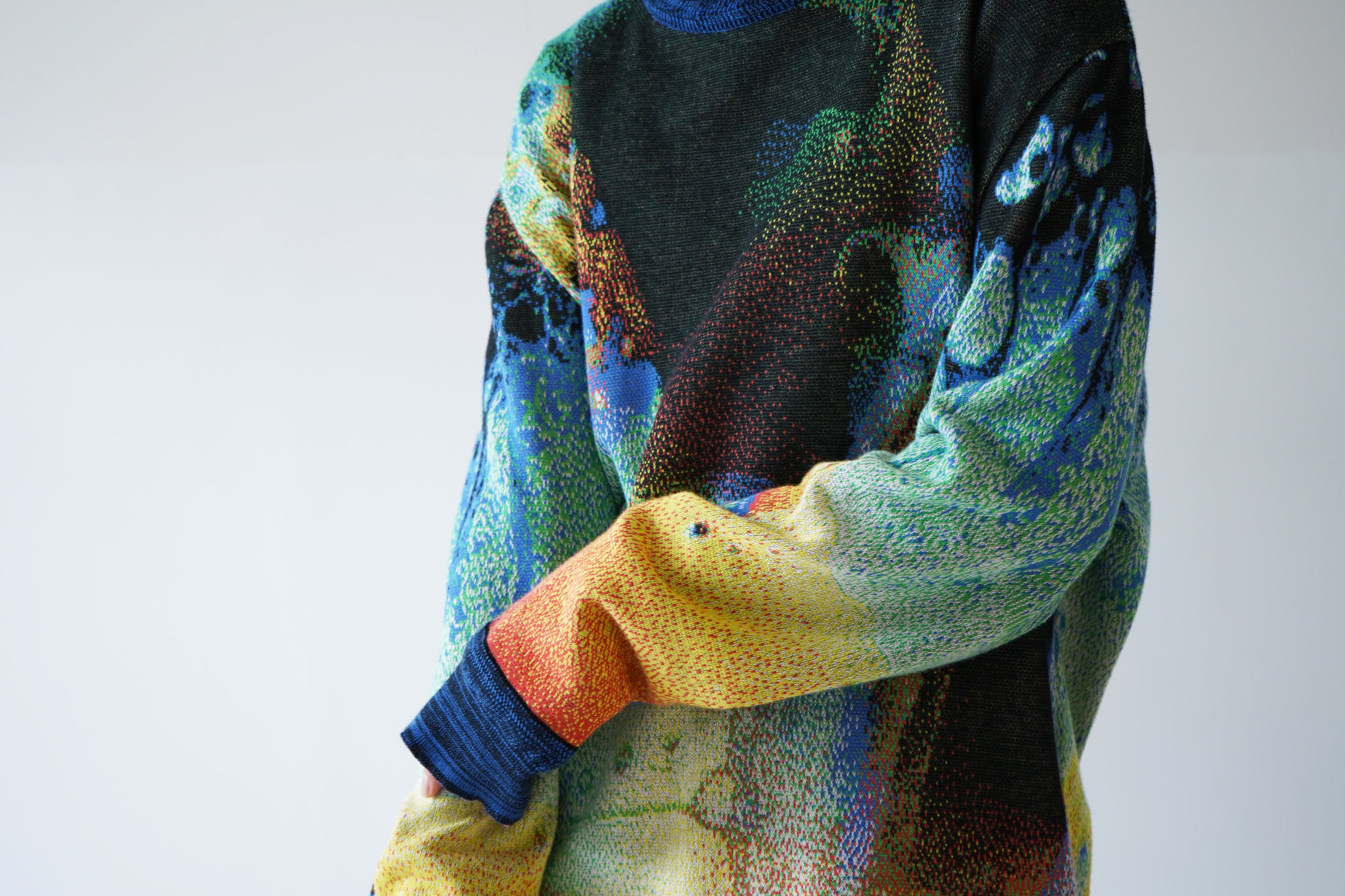 Ink Scape Sweater / magma
