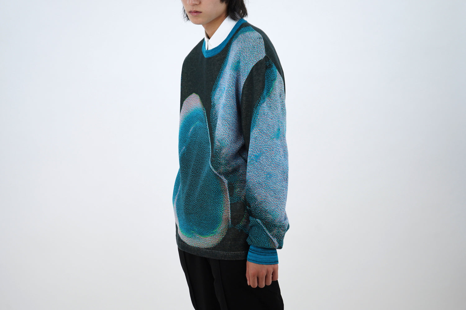 Ink Scape Sweater / cenote – HATRA OFFICIAL
