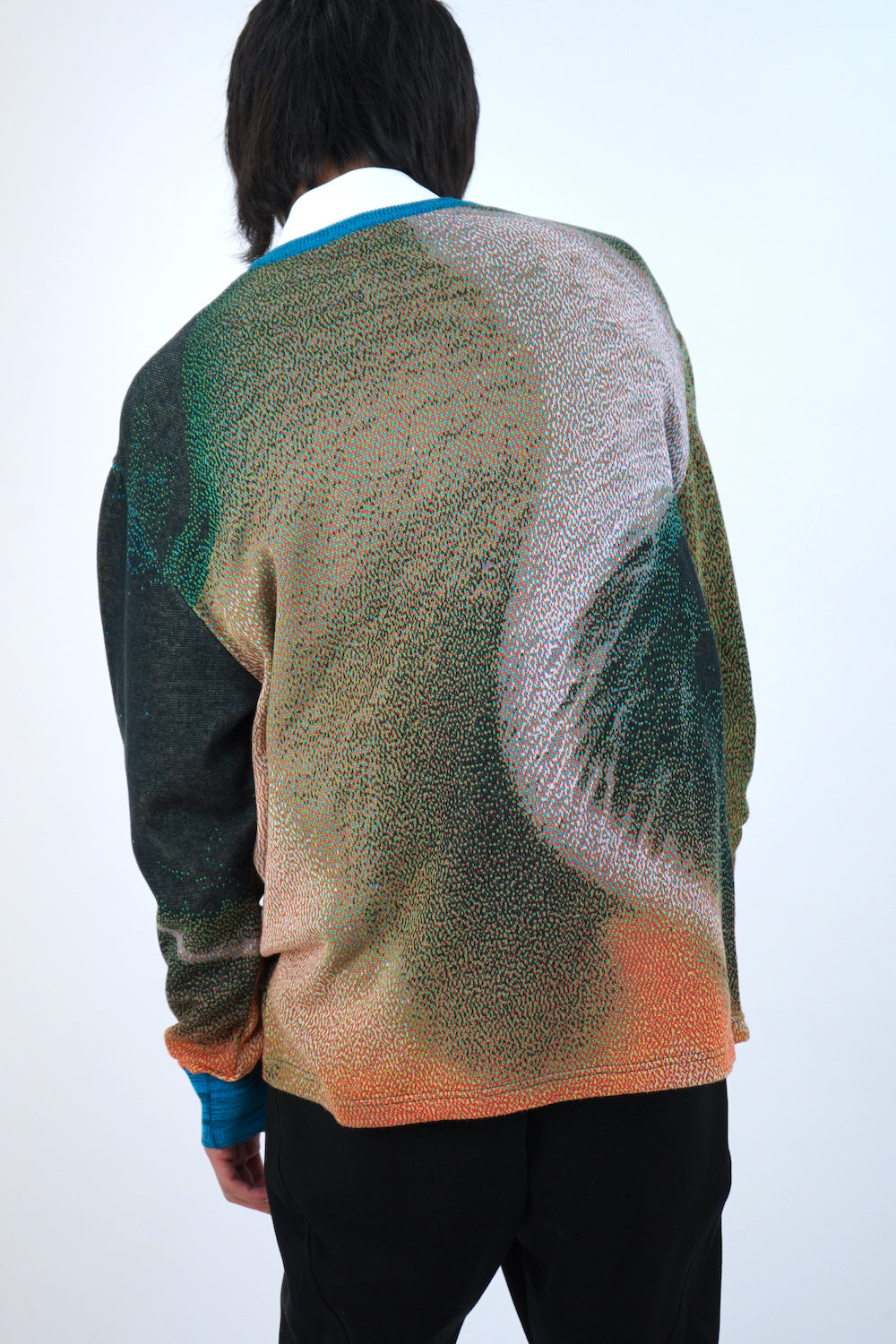 Ink Scape Sweater / caldera